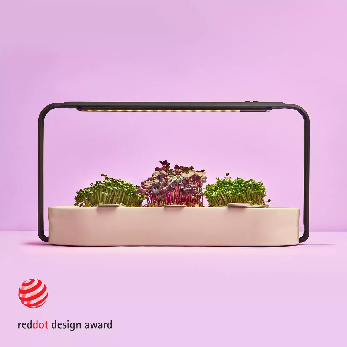 Smart Garten beige hydroponischer indoor garten mit LED licht und wasser system