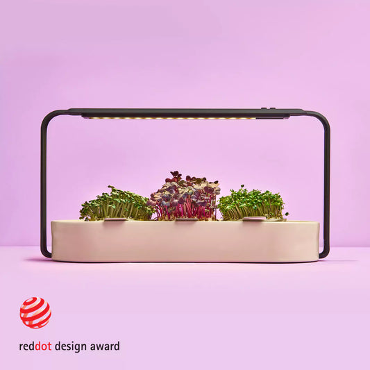 Smart Garten beige hydroponischer indoor garten mit LED licht und wasser system