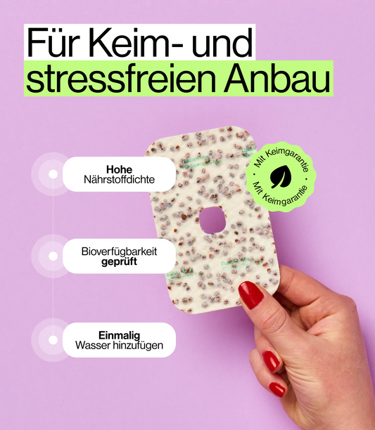 Nährstoffdaten zu Radieschen Microgreens für Kräuter Garten