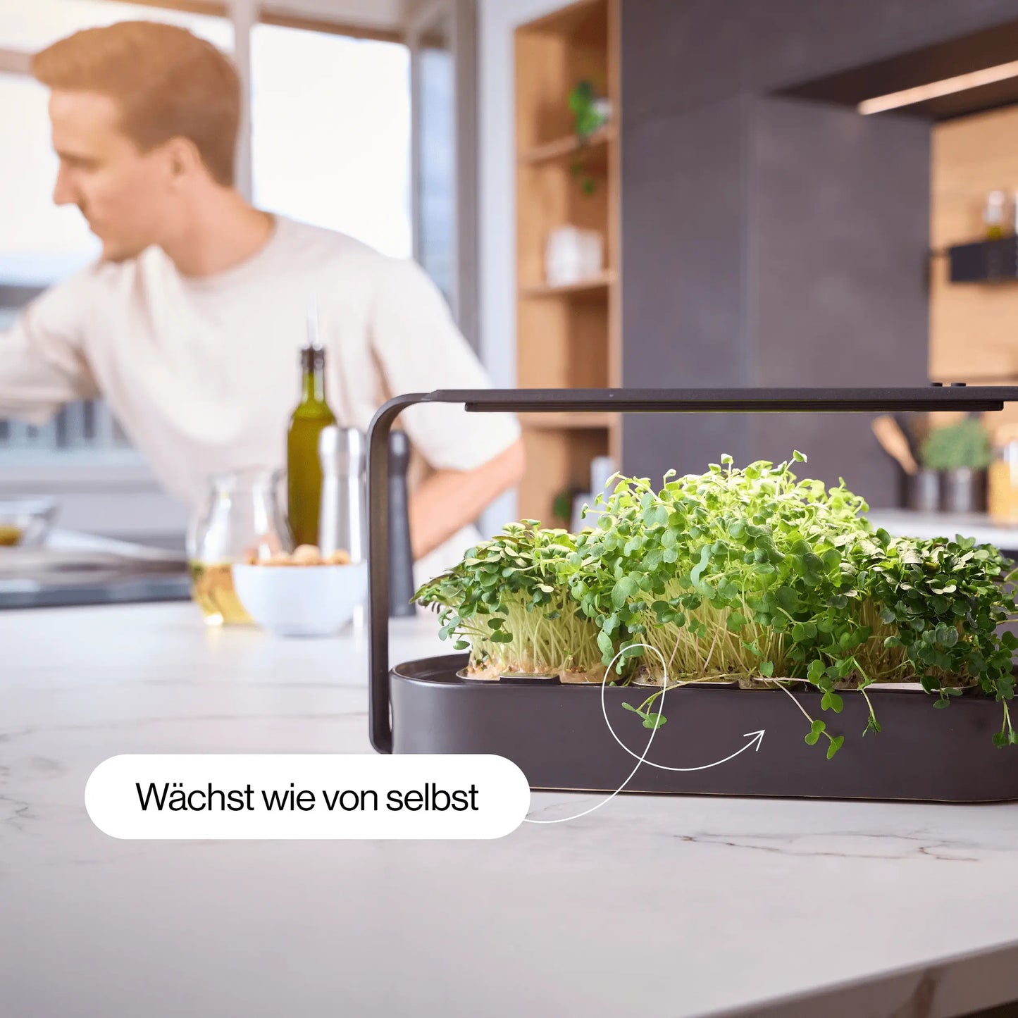 Eleganter premium indoor garten für die Küche