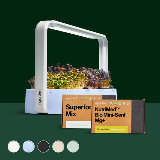 ingarden + Mini NutriMed™ Senf Mg+ & Superfood Mix