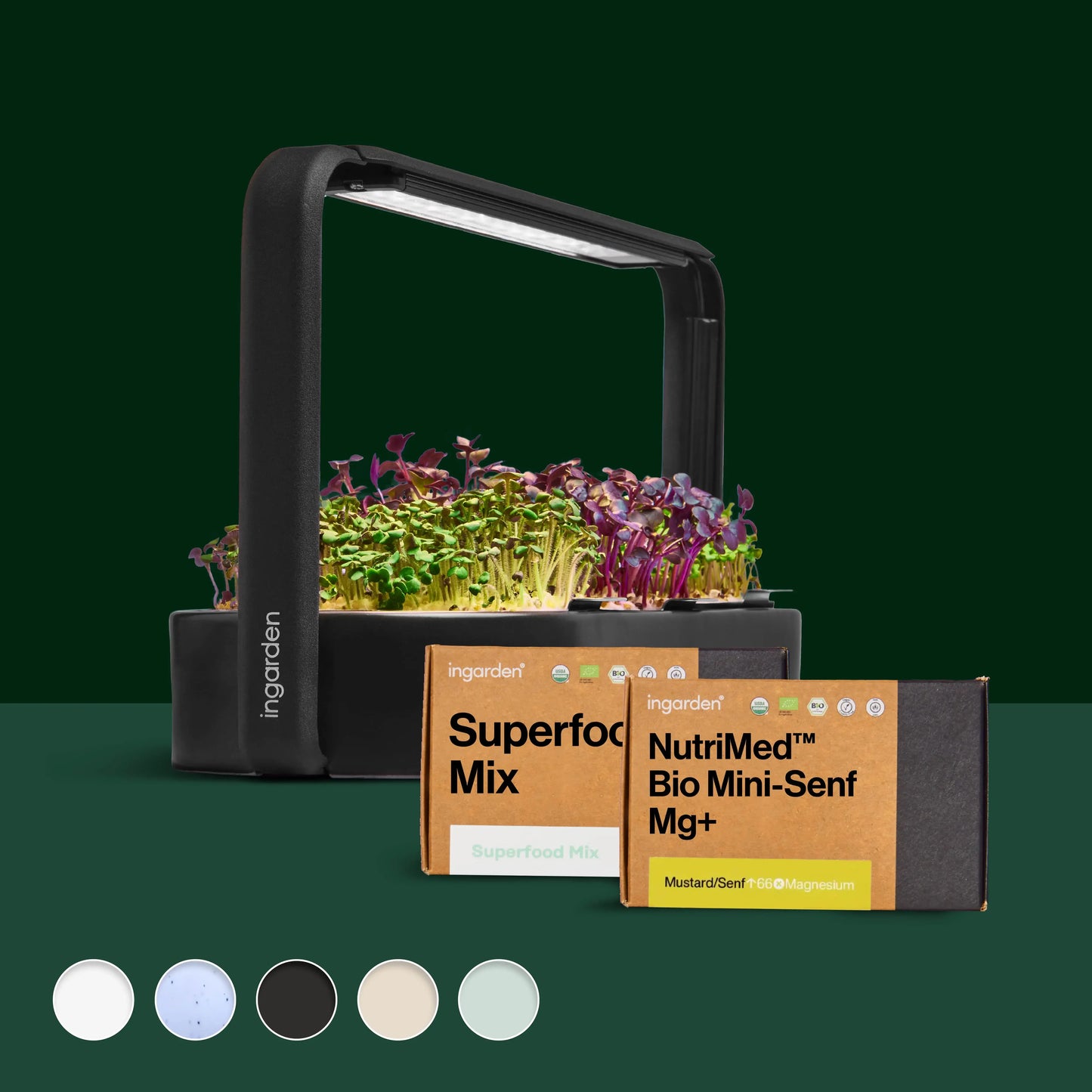 ingarden + Mini NutriMed™ Senf Mg+ & Superfood Mix