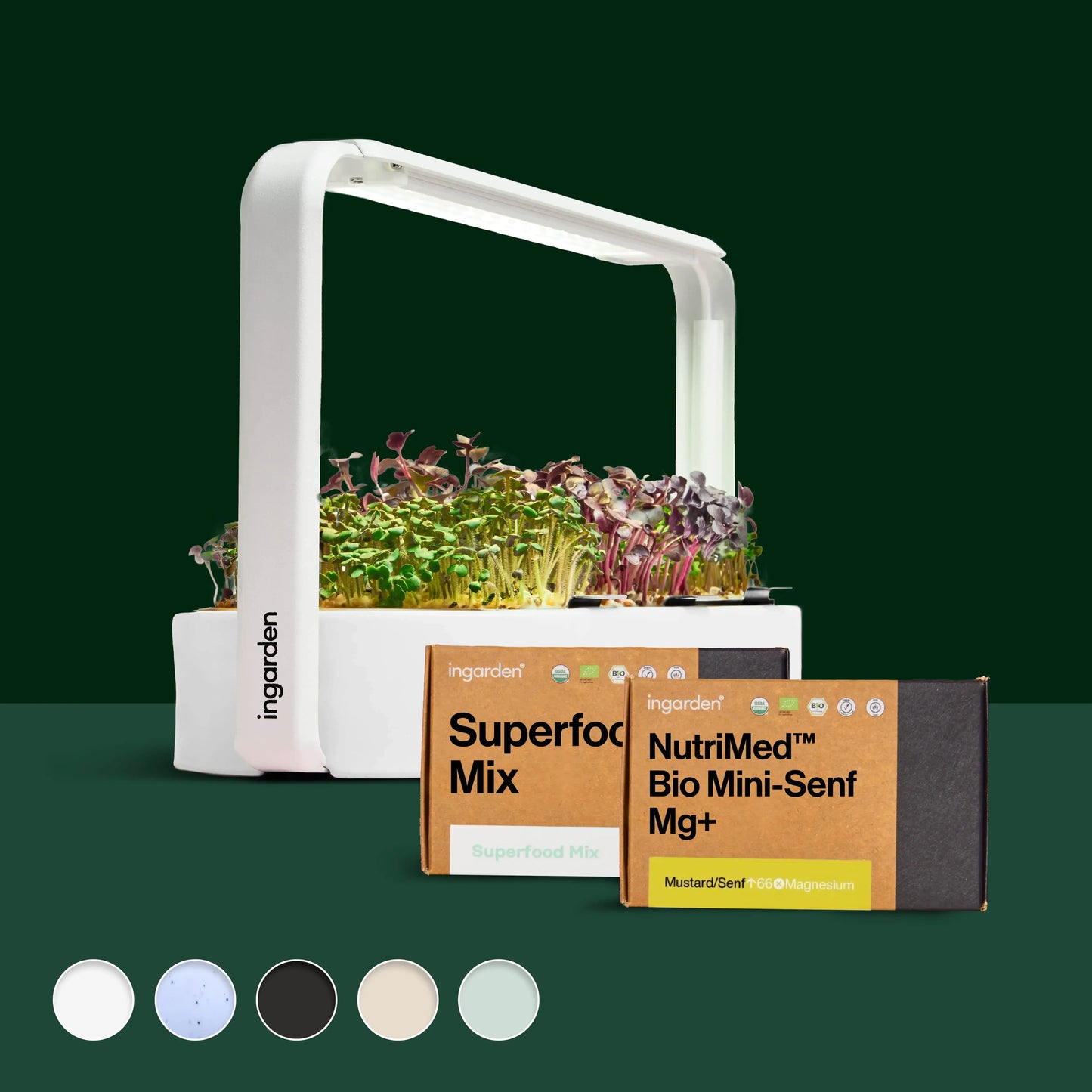 ingarden + Mini NutriMed™ Senf Mg+ & Superfood Mix
