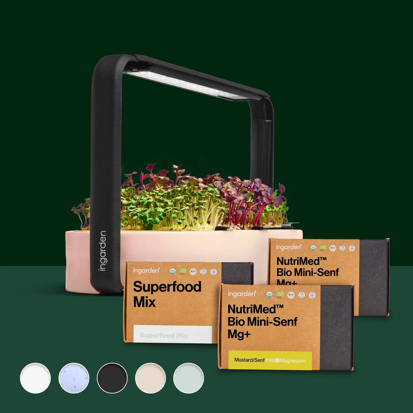 ingarden + Mini NutriMed™ Senf Mg+ & Superfood Mix
