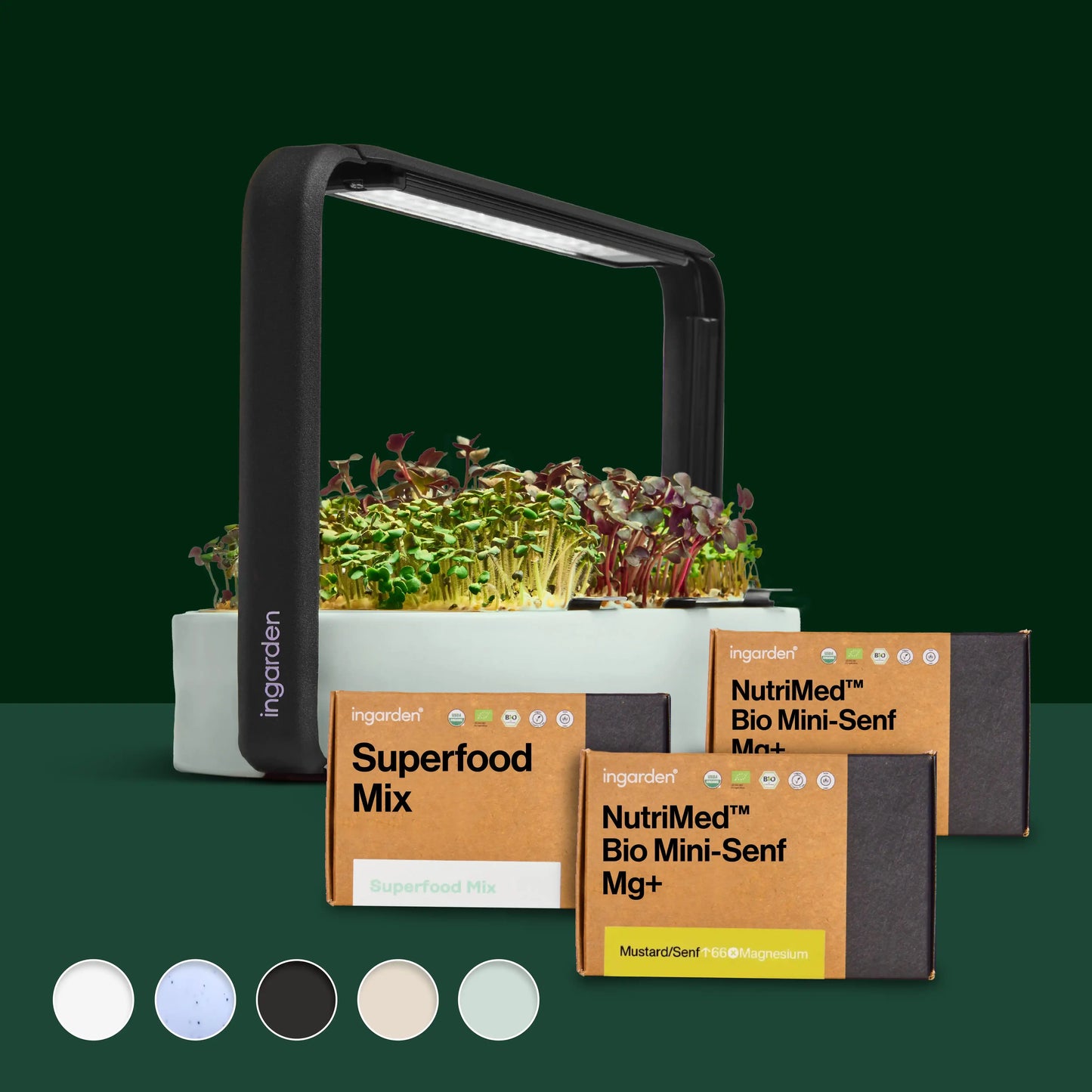 ingarden + Mini NutriMed™ Senf Mg+ & Superfood Mix