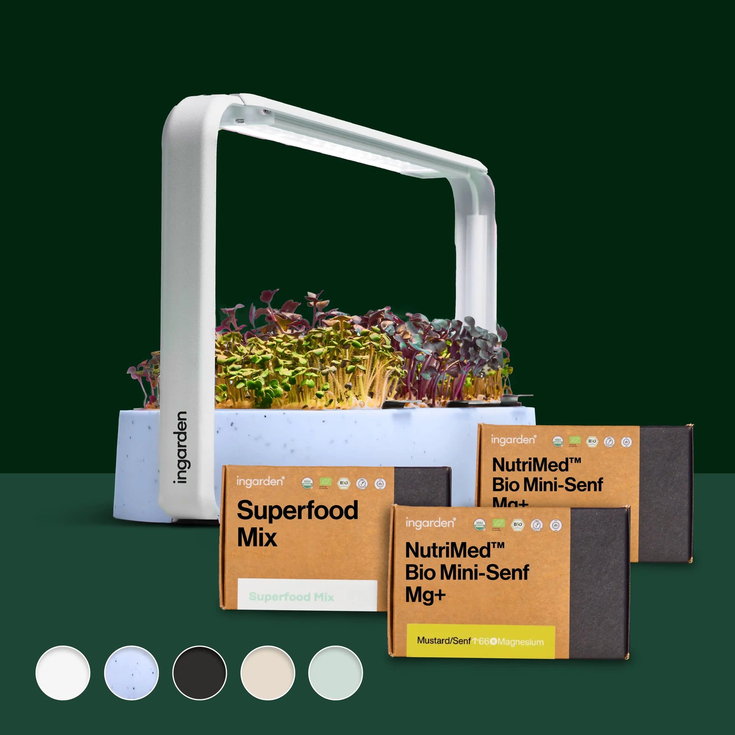 ingarden + Mini NutriMed™ Senf Mg+ & Superfood Mix