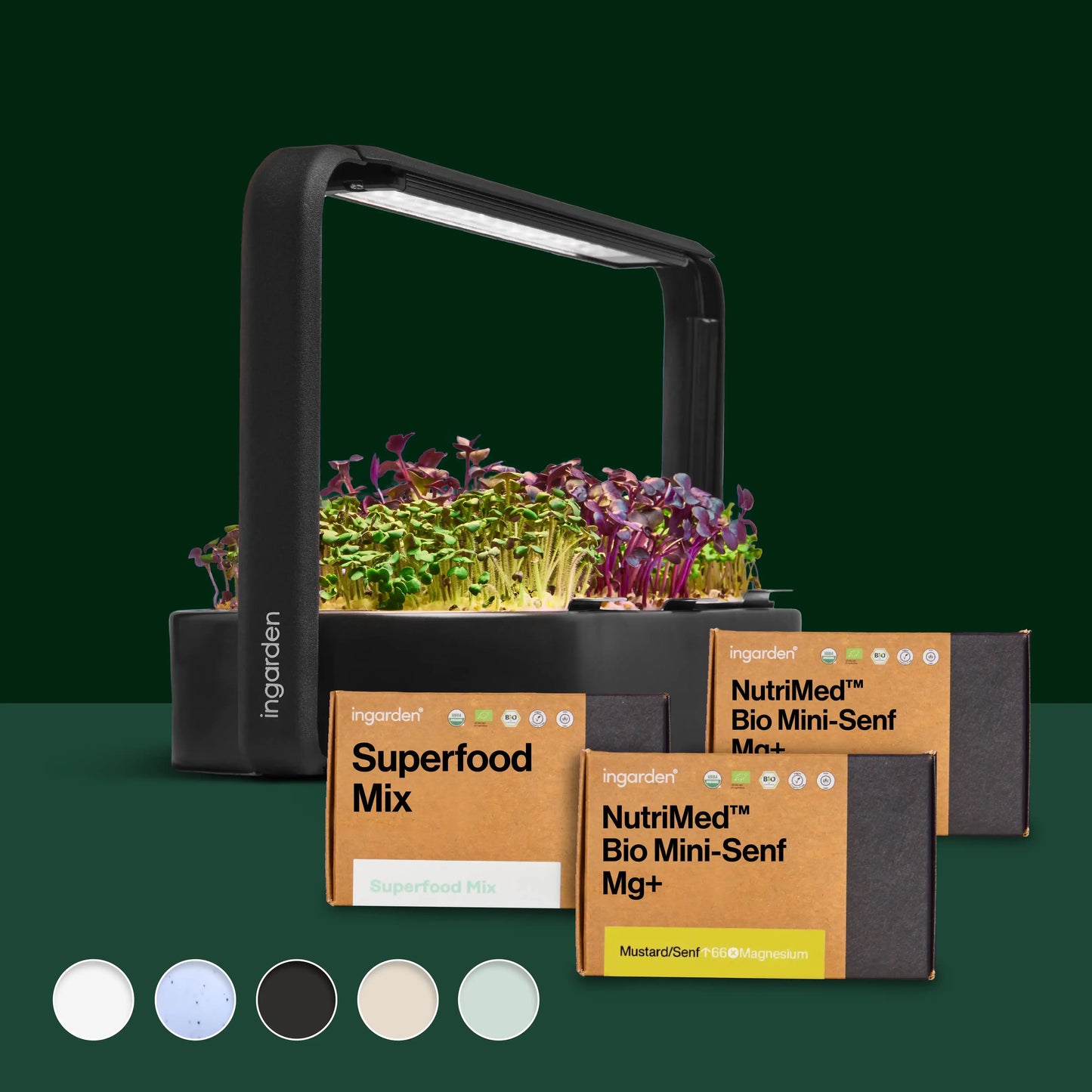 ingarden + Mini NutriMed™ Senf Mg+ & Superfood Mix