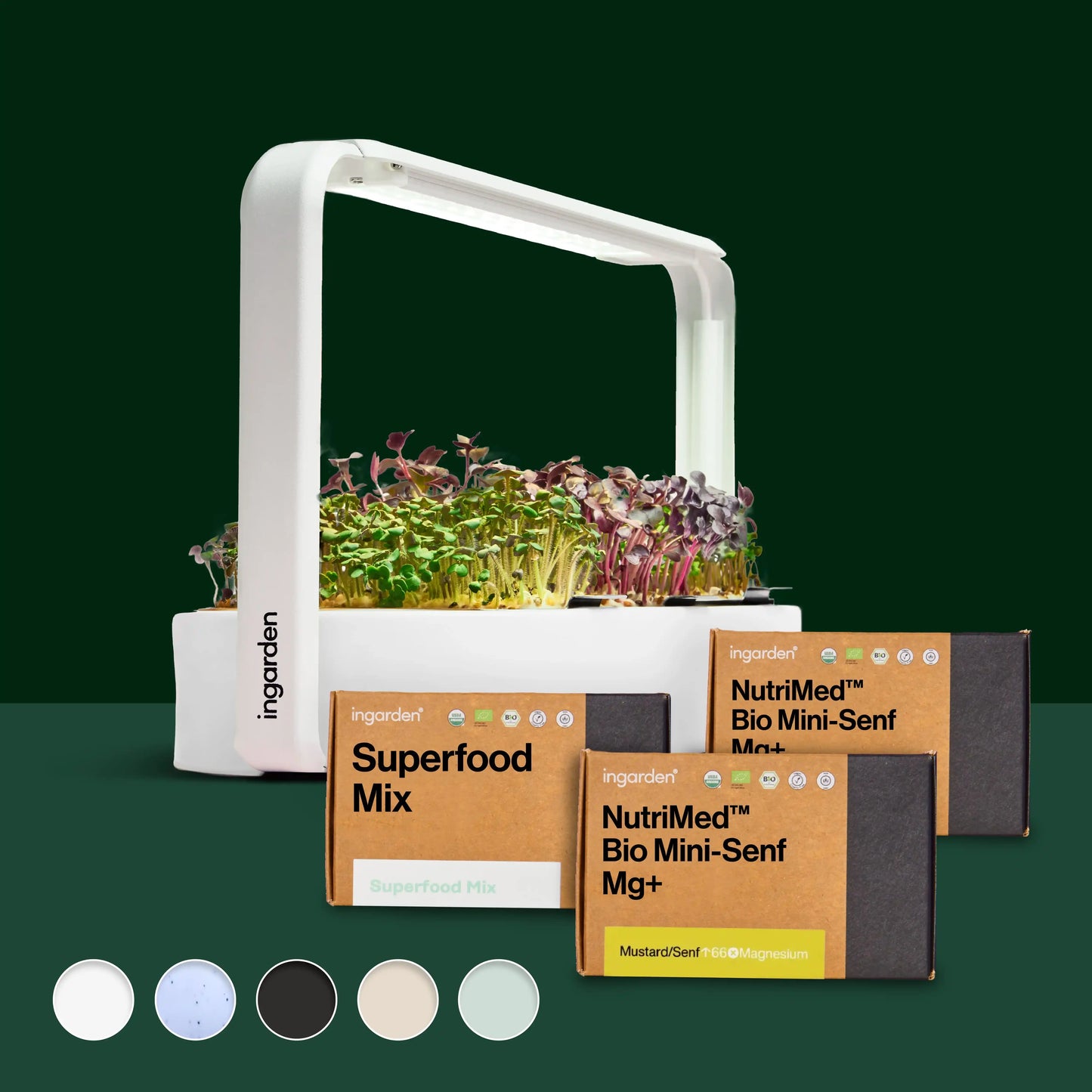 ingarden + Mini NutriMed™ Senf Mg+ & Superfood Mix