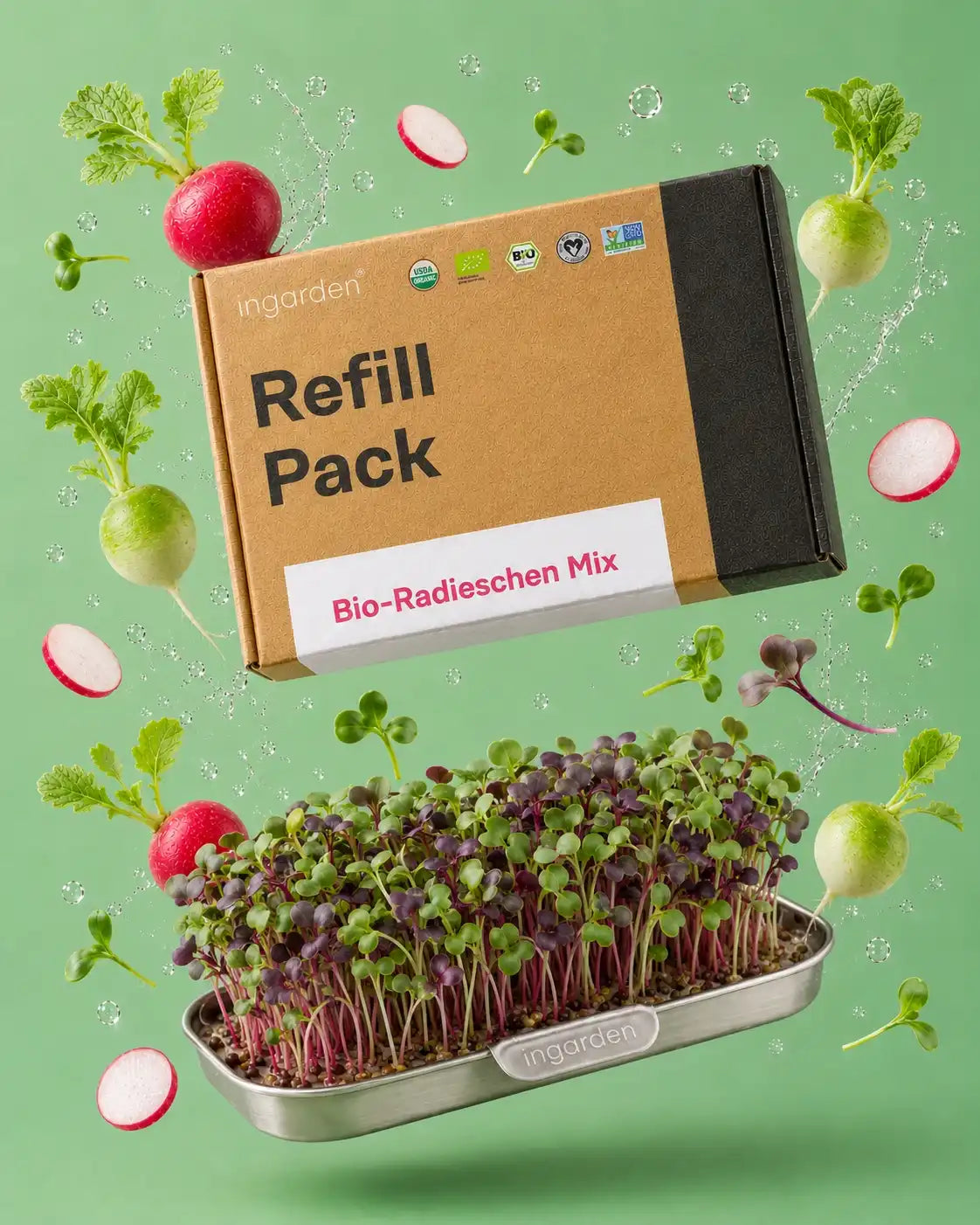 Hero Image Radieschen Mix Microgreens Ingarden 2026