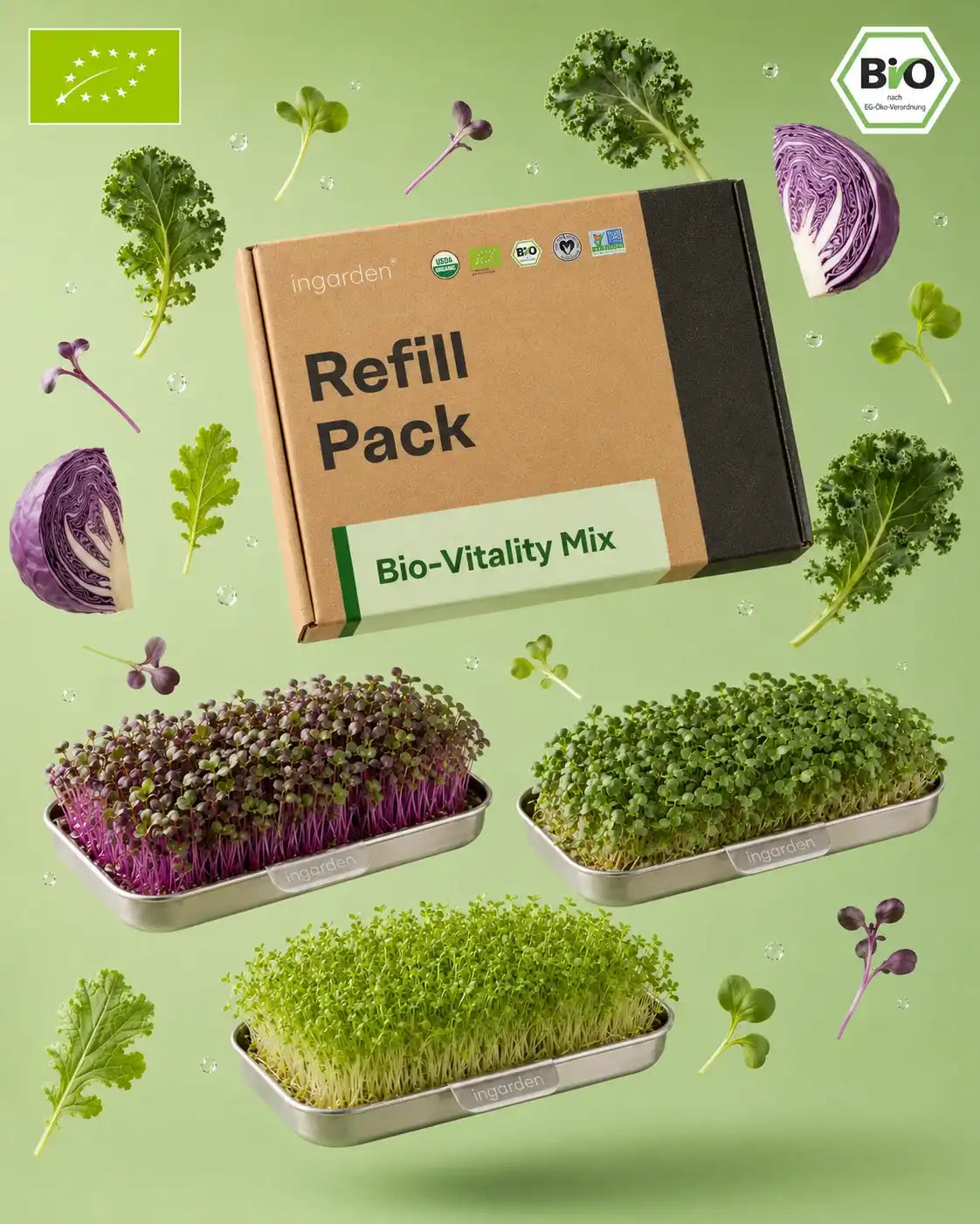 Hero Image Vitality Mix Microgreens Ingarden 2026
