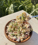 Cremiger Brokkoli Pasta Salat
