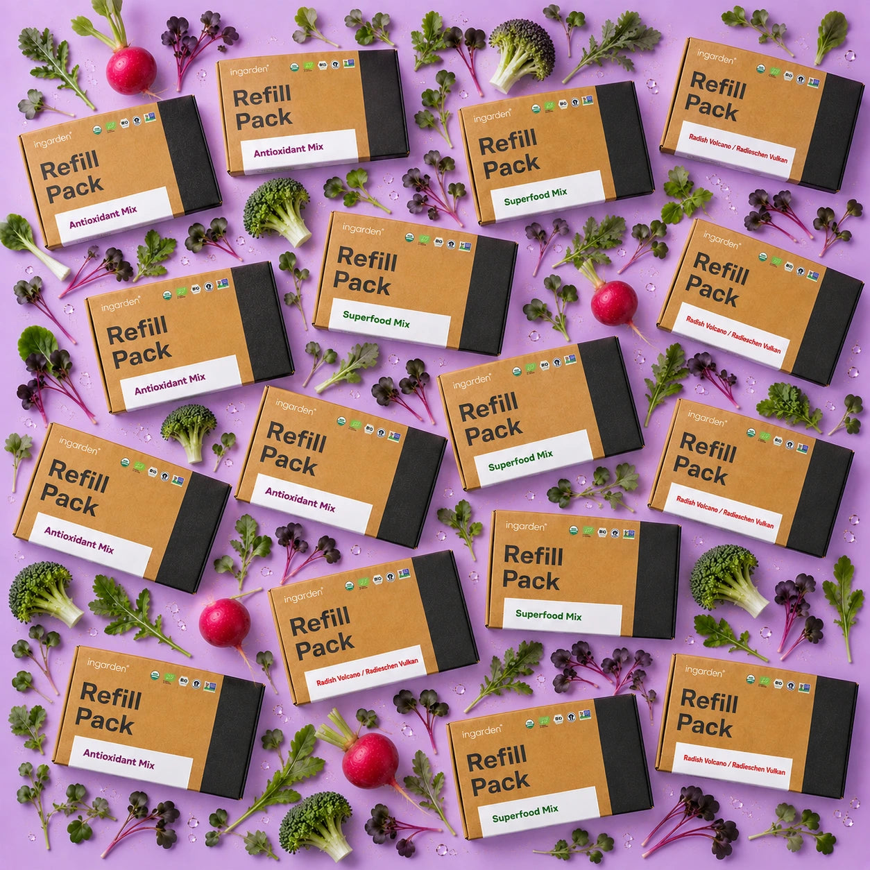 Bestseller Mix Pads – 365-Tage-Vorrat
