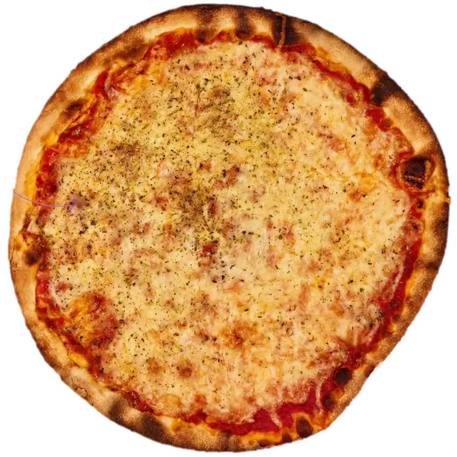 Pizza ohne Microgreens